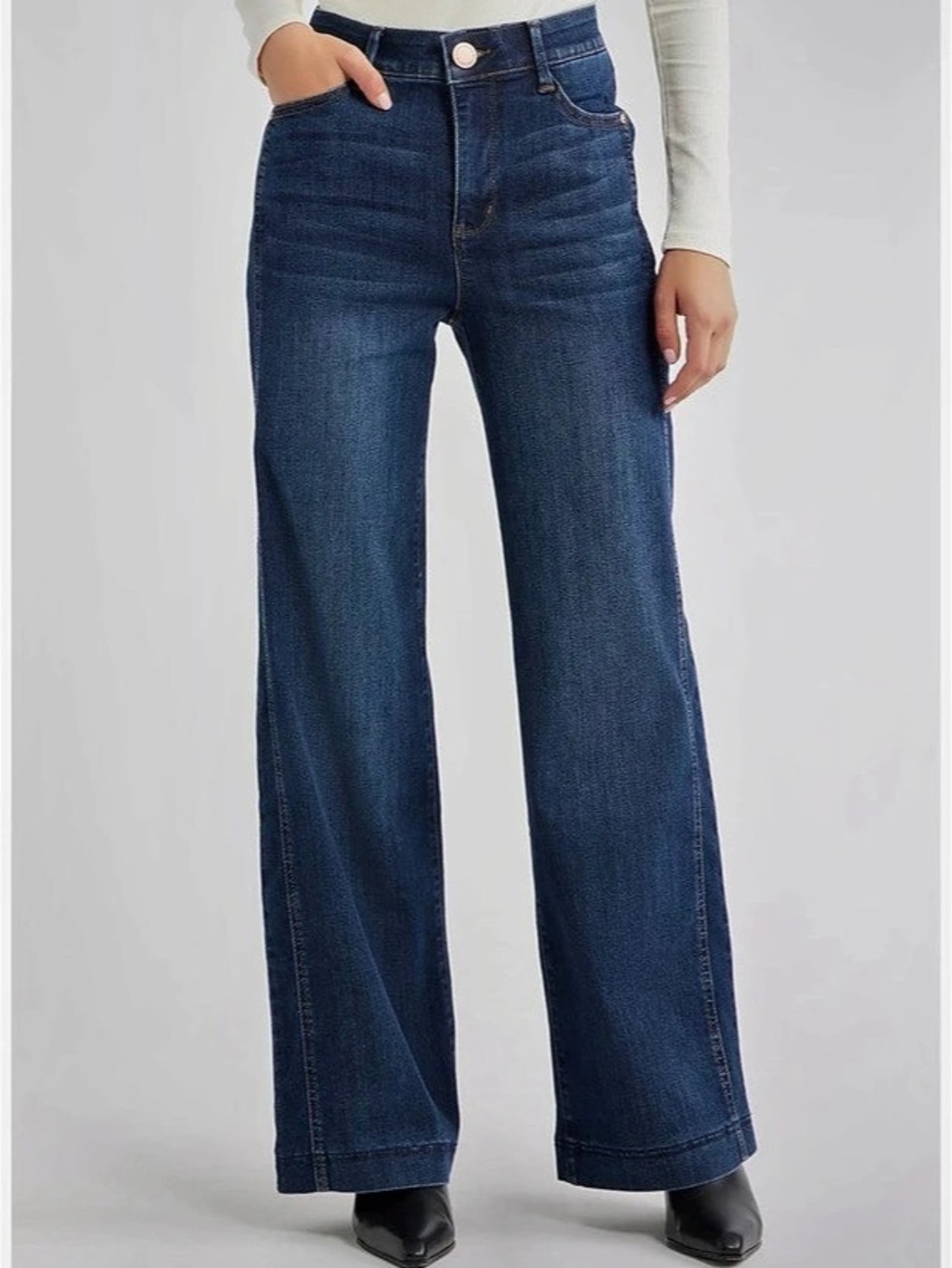 WIT & Wisdom Absolution Luxe Touch High Rise Wide Leg Jeans NWT